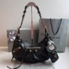 Balencia Le Cagole Half Moon Underarm Bag  Size:33*16*8cm