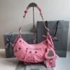 Balencia Le Cagole Half Moon Underarm Bag  Size:33*16*8cm
