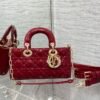 D-joy red paint leather 22*6*12cm