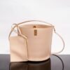 BUCKET 16 plain weave soft calf leather handbag  Size:23*25*23cm
