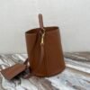 BUCKET 16 plain weave soft calf leather handbag  Size:23*25*23cm