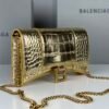 Balenciag alpha hourglass bag chain bag  Size:19*12*5 cm