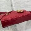 D-joy red paint leather 22*6*12cm
