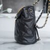 𝟐𝟒𝐂❾𝒃𝒂𝒈 Backpack Black  Size:26*22*16cm