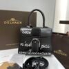 Delvaux Brillant Black Letter Package (Lie Package)  Size:20cm