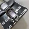 Delvaux Brillant Black Letter Package (Lie Package)  Size:20cm